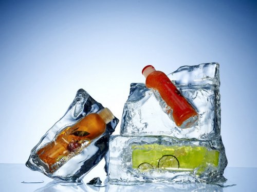 Eisgel Flaschen 