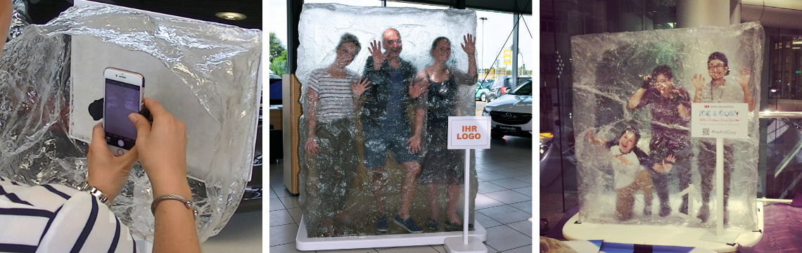Fotobox Kunsteis